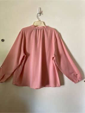 Lands' End Dusty Rose Long Sleeve Blouse